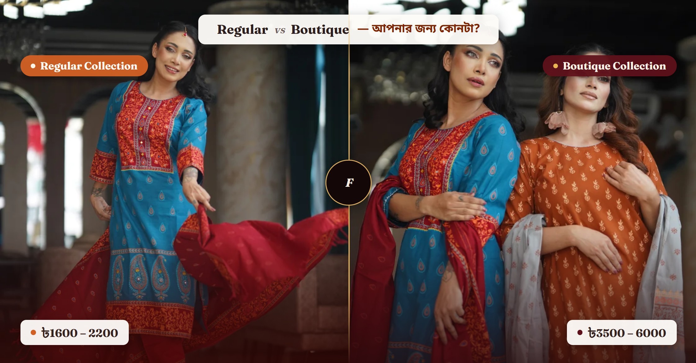 Flickere এ কোন Three-Piece বেছে নেবেন? Regular নাকি Boutique? চলুন বুঝি