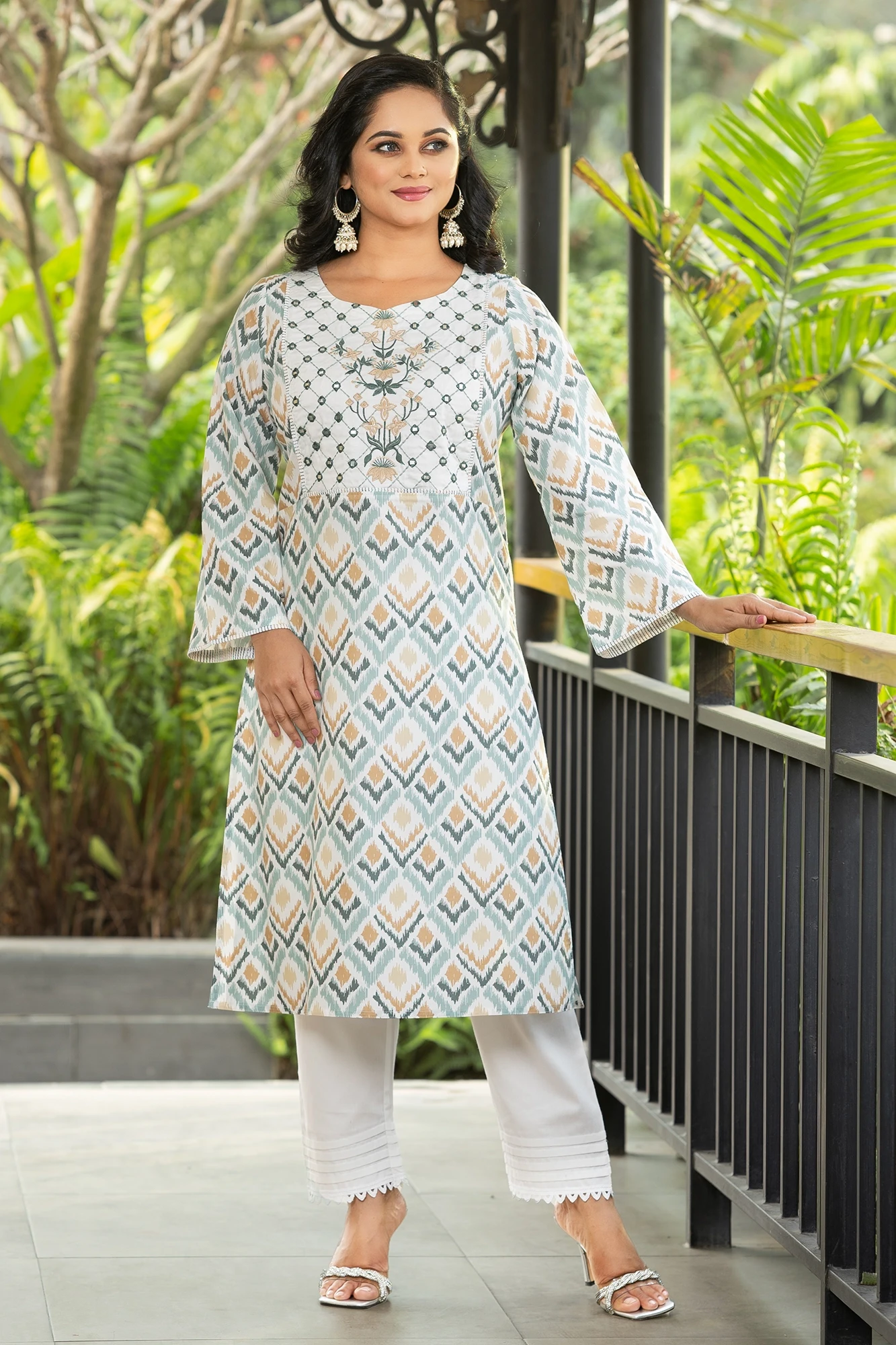 Elegant Cotton Tencel Matching Couple Set – Stylish & Comfortable Ethnic Wear-FC-1607